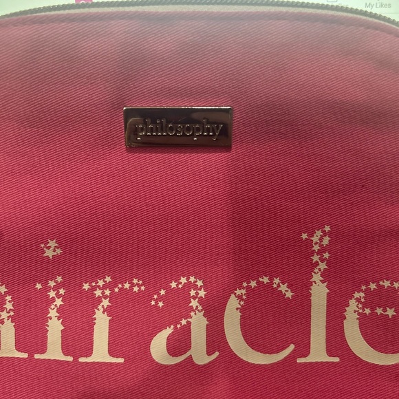 Philosophy Miracles Pink Cosmetic Bag - Picture 2 of 4